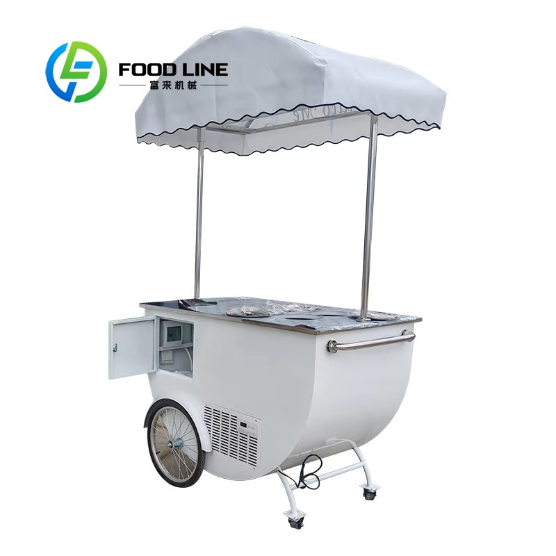 Hot Dog Vending Cart - Özelleştirilmiş Ticari Mobil Satış Arabası Açık