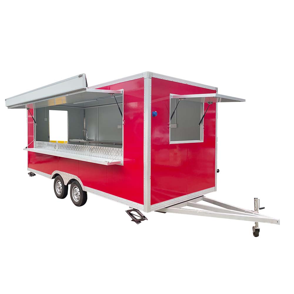 Hot Dog Vending Cart - ABD Standart İmtiyaz Gıda Römorku Tam
