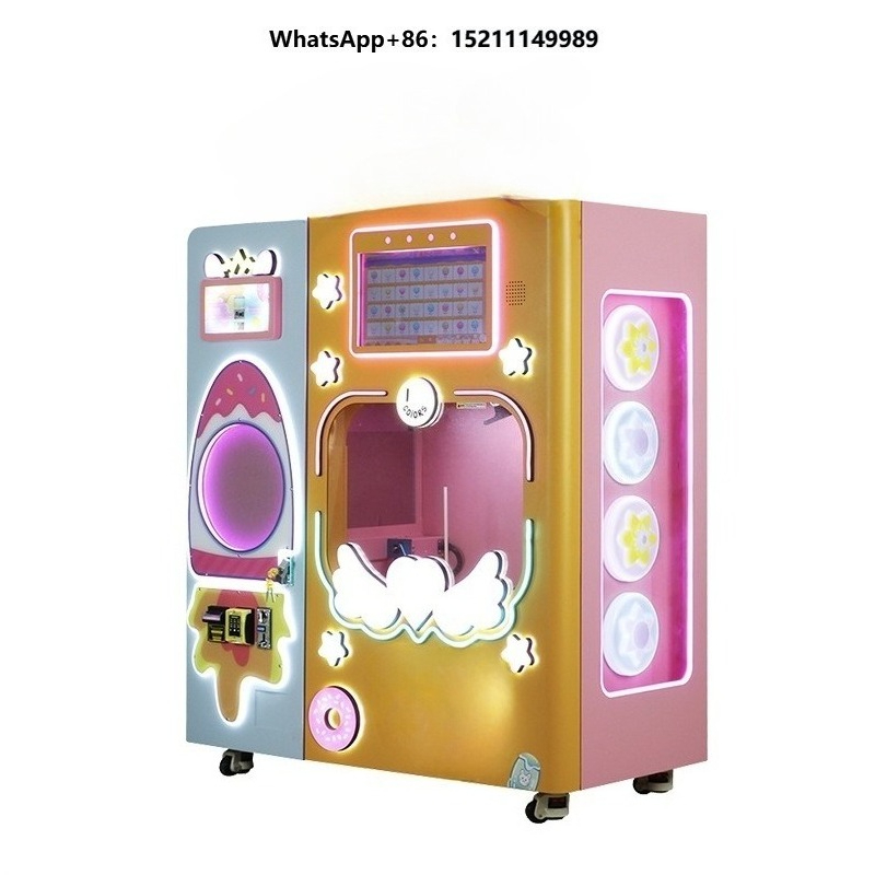 Candy Vending Machine - 132 Büyük Ticari Tam Otomatik Pamuk