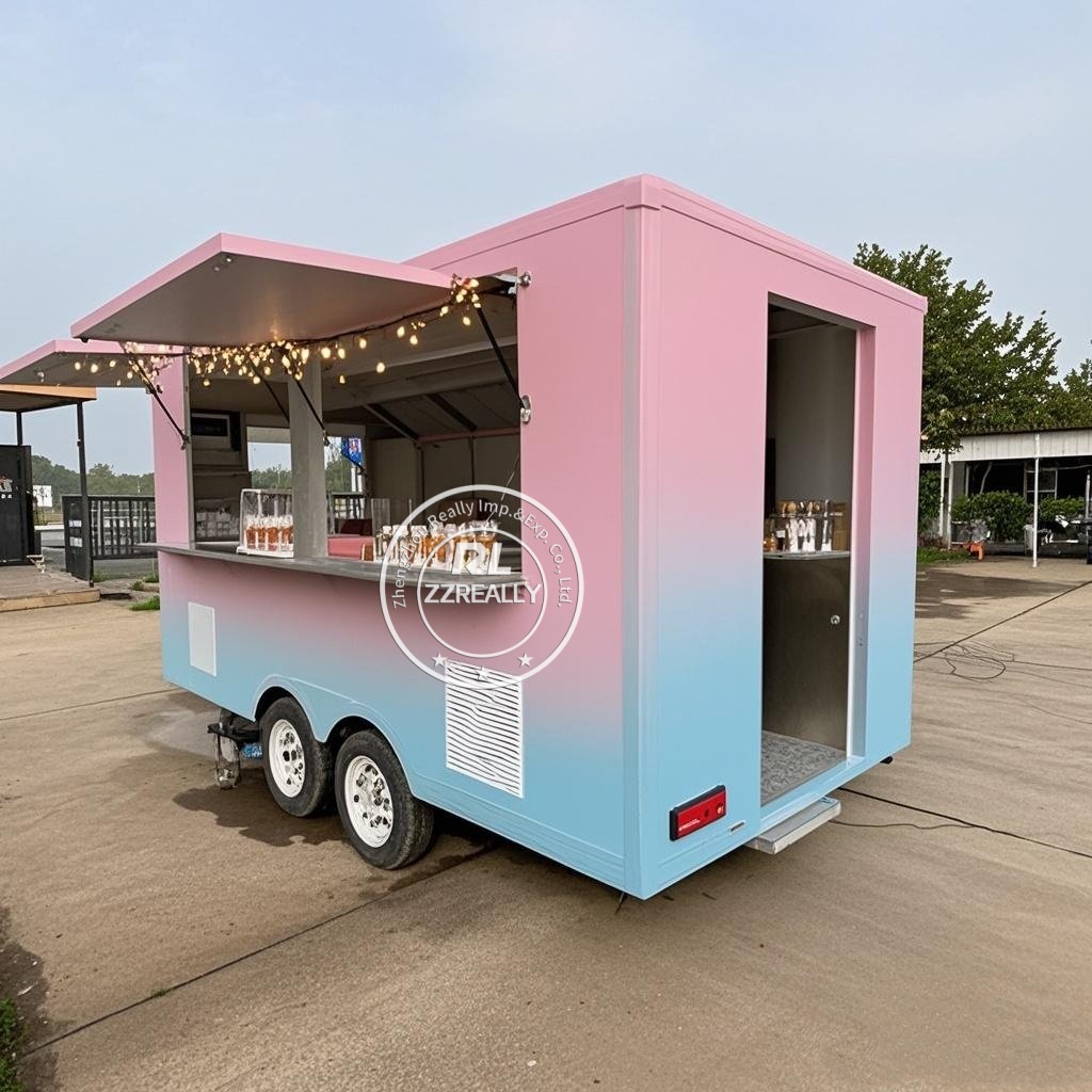 Hot Dog Vending Cart - Yiyecek Römorkları Sosisli Sandviç İmtiyazlı Yemek