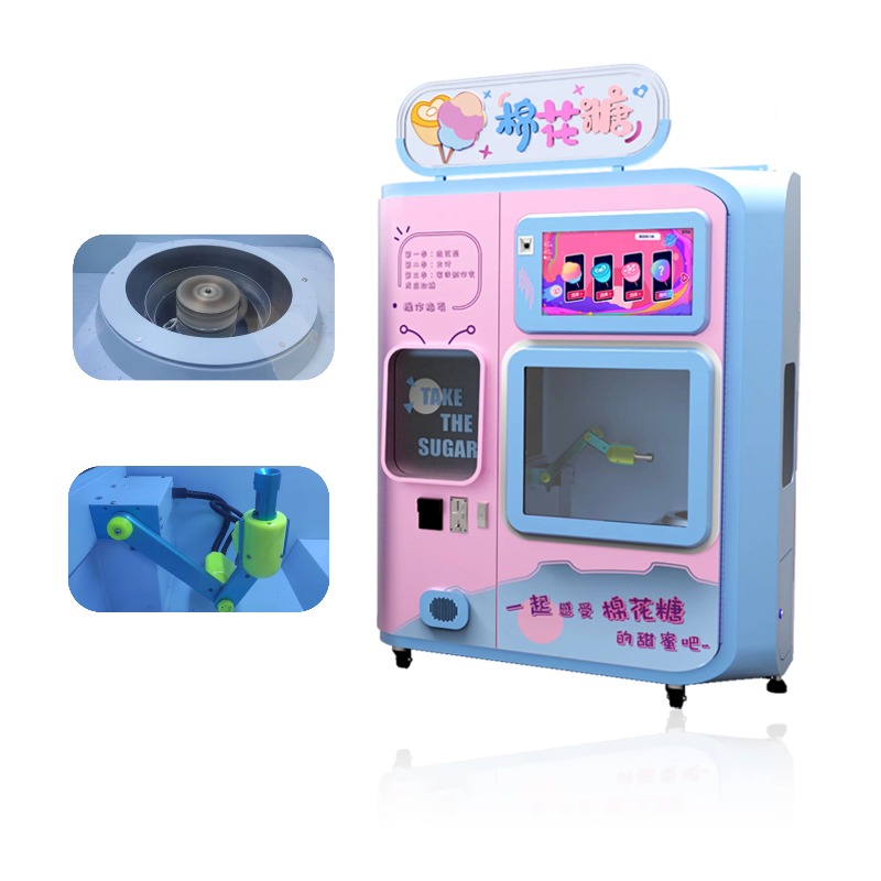 Candy Vending Machine - Pamuk Şeker Makinesi Otomatik Elektronik Üretim