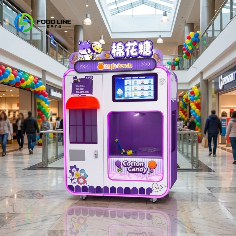 Candy Vending Machine - Özelleştirilmiş Tam Otomatik Akıllı Pamuk Şeker